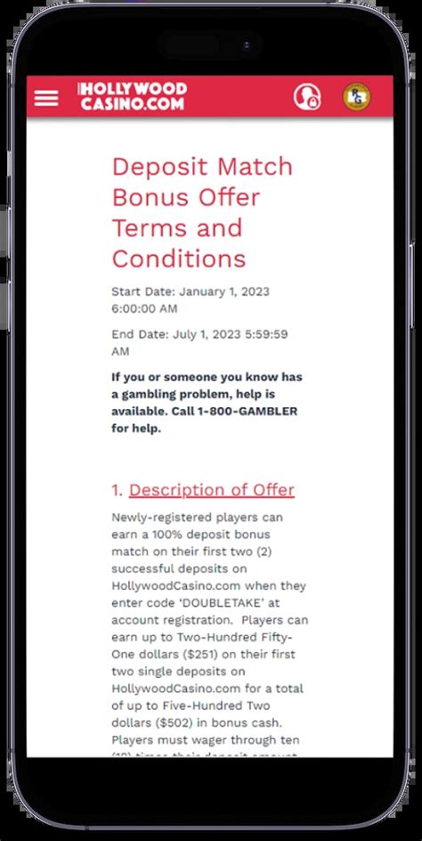 hollywood casino online bonus codes.
